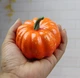 Тыква на Хэллоуин маленькая 8 см оранжевый - изображение 1
