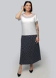 Трикотажна блузка з мереживом For women М-101 58 Білий - зображення 4