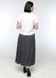 Трикотажна блузка з мереживом For women М-101 58 Білий - зображення 5