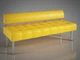 Диван Тонус без подлокотников Sentenzo 1600x600x700 желтый - изображение 1