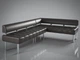 Комплект Тонус без подлокотников Sentenzo 2200x1600x700 темно-серый - изображение 1