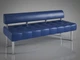 Диван Тонус без подлокотников Sentenzo 1600x600x700 Синий - изображение 1