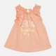 Детская майка для девочки H&M 0932446 001 104 см Персиковая (2000215058351) - изображение 1