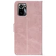 Чохол-книжка Crazy Horse Clasic для Xiaomi Redmi Note 10 / Note 10S Rose Gold (Front) (46751) - изображение 3