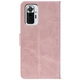 Чохол-книжка Crazy Horse Clasic для Xiaomi Redmi Note 10 Pro Rose Gold (Front) (46707) - зображення 3