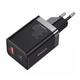Зарядное устройство СЗУ Baseus Super Si Pro Quick Charger Type-C+USB 30W Black(ccsupp-e01) - изображение 1