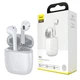 Навушники вкладиші безпровідні з мікрофоном Baseus encok true wireless earphones W04 White (NGTW030102) - зображення 2