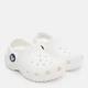 Детские кроксы-сабо для девочки Crocs Classic Clog T 206990-100 27-28 Whi (1914487329716_0000000055666) - изображение 2