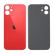 Задняя крышка iPhone 12, большой вырез под камеру, Red - изображение 1