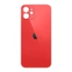 Задняя крышка iPhone 12, большой вырез под камеру, Red - изображение 2