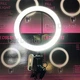 Кольцевой свет Ring Fill Light лампа М20 светодиодная D=20см с гибким держателем для телефона Бело-черный - изображение 7
