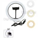 Кольцевой свет Ring Fill Light лампа М20 светодиодная D=20см с гибким держателем для телефона Бело-черный - изображение 9