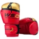 Рукавички боксерські WSD тренувальні розмір 12 Oz червоно-золоті, зап'ястя ширина 8.5 довжина 22см - зображення 1
