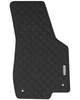 Коврики в салон Inliner для Volkswagen Passat2011-2019 из экокожи Diamond Style черные (комплект) - изображение 3