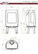 Чавунна піч Dovre Sense 303 9 кВт - зображення 8