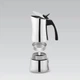 Кавоварка гейзерна Espresso Moka Maestro MR-1668-4 Silver 200мл на 4 чашки нержавіюча сталь - зображення 4