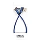 Дата кабель USB 2.0 AM to USB-C 0.25m 90° corner blue Dengos (NTK-TC-UG-SHRT-SET-BLUE) - зображення 3