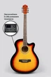 Гитара электроакустическая Caravan Music HS-4010 EQ SB - изображение 1