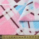 Велсофт двосторонній горох білий, облямівка в клітину, 2ст.купон, рожевий, ш.175 (23232.002) - зображення 2