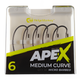 Гачок короповий RidgeMonkey Ape-X Medium Curve Barbed size 6,9168.01.64 - изображение 1