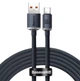 Кабель для швидкого заряджання Baseus CAJY000501 Crystal Shine Series USB to Type-C 100W 200см black - зображення 1