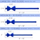 Метелик Bow Tie House великий синій Electric Blue однотонний 09231 - зображення 4
