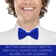 Метелик Bow Tie House великий синій Electric Blue однотонний 09231 - зображення 5