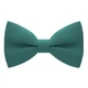 Бабочка Bow Tie House большая зеленая однотонная с габардина 09235 - изображение 1