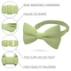 Метелик Bow Tie House фісташковий однотонний з габардину 08613 - зображення 2