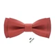 Бабочка Bow Tie House кожаная терракотовая 09478 - изображение 1