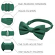 Бабочка Bow Tie House большая атласная нефритового цвета 09563L - изображение 2