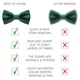 Бабочка Bow Tie House большая атласная нефритового цвета 09563L - изображение 3