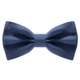 Бабочка Bow Tie House атласная темно-синего цвета 09630 - изображение 1