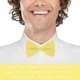 Метелик Bow Tie House лимонний габардиновий 09568 - зображення 5