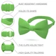 Метелик Bow Tie House зелений кольору трилистника з габардину 09444 - зображення 2