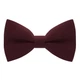 Бабочка Bow Tie House большая бордовая с габардина 09226 - изображение 1