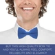 Бабочка Bow Tie House большая синяя Natural Blue габардин 09228 - изображение 5