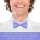 Бабочка Bow Tie House льняная лавандового цвета большая 10137L - изображение 5