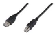 Кабель ASSMANN USB 2.0 (AM/BM) 3m, чорний - изображение 2