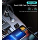 Зарядний пристрій Choetech car USB-A/USB-C 63W QC3.0/PD/PPS black (TC0010-BK) - зображення 6
