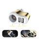 Зарядное устройство XoKo CC-303 2 USB 2.1A Gold / White (CC-303-GDWH) - изображение 3