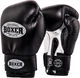 Перчатки боксерские Boxer 12 oz кожа 0.8-1 мм Черные (2023-01BLK) - изображение 1