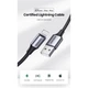 Дата кабель USB 2.0 AM to Lightning 2.0m US199 2.4A Black Ugreen (60158) - изображение 3