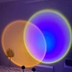 Проєкційна лампа Sunset Lamp RGB з пультом - зображення 4