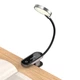 Лампа на прищіпці Baseus Comfort Reading Mini Clip Lamp з вбудованим акумулятором 350 mAh Сірий - изображение 13