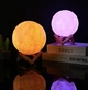 Нічник Місяць 15 см 3D Magic Moon Light Touch Control Білий настільний сенсорний світильник для дітей та дорослих з USB-зарядкою 16 кольорів свічення - зображення 2