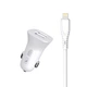 Автомобільний зарядний пристрій SkyDolphin SZ09L 2USB QC3.0 3.4 А + кабель Lightning(DL_B5571CC5DFC4) - зображення 1