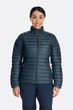 Пуховик женский Rab Microlight Jacket Womens 10 Темно-синій - изображение 1