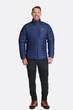 Куртка мужская Rab Microlight Down Jacket S Синій-Помаранчевий - изображение 5
