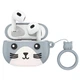 Наушники беспроводные детские Bluetooth 5.3 HOCO Cat EW46 в кейсе grey - изображение 1